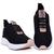 Tênis Academia Feminino Caminhada Esportivo BF Shoes Preto, Nude