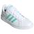 Tênis Adidas Grand Court Base Feminino Branco, Verde água