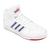 Tênis Adidas Hoops 2.0 Mid Masculino Branco, Cinza