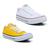 Tenis All 2 Pares Cano Baixo Star Qualidade e Bom Preço 166Te Amarelo, Branco