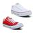 Tenis All Feminino Star Cano Baixo Star Kit 2 Pares P/ Pouco Tempo 164OX Vermelho, Branco