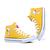 Tenis All Snoopy Star Feminino Cano Alto Hi C.T. Lindo 722HI Amarelo