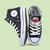 Tenis All Snopy Star Feminino Cano Alto Chuck 728Bo Preto