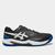 Tênis Asics Gel-Dedicate 8 Clay Saibro Masculino Preto, Azul claro