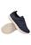 Tenis  Barato Feminino Form Sapatenis Casual Flat Azul