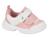 Tenis Bebe Feminino Molekinha Leve Macio tiras autocolantes Confortavel Branco