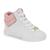 Tênis Bota Menina Molekinha 2524.350 Cadarço Flatform Infantil Branco, Rosa