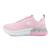 Tenis Box 200 Com Cabedal Estampado Em Linhas - BX2327 Rosa claro