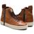 Tênis Cano Alto Couro Masculino Dsl Bota Casual  Marrom