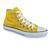 Tênis Cano Alto Feminino Casual Bota Botinha Original Amarelo