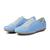 Tênis Casual em Couro Ec Shoes com Elástico e Sola Borracha Costurada Azul