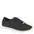 Tênis Casual Feminino Conforto Tratorado Moleca 5736.123 Preto napa