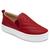 Tênis Casual Feminino Slip On Calce Fácil Confort A1.21 A Vermelho