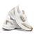 Tênis Casual Feminino Vili Urban Branco Sneaker Confortavel Branco dourado