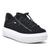 Tênis Casual Flatform Via Marte 23-13903 Feminino Preto preto camurça