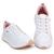 Tênis  Casual It Shoes Clean Feminino Branco, Nude