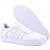 Tênis Casual Mr. Gutt De Couro listras Branco Branco