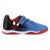 Tenis Chuteira Indoor Marvel Infantil Spidey Homem Aranha Futsal Cadarço Elástico 4305 Azul, Vermelho