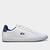 Tênis Couro Lacoste Court Sneakers Masculino Branco, Marinho