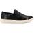 Tênis Couro Usaflex Slip On Feminino Fácil Calce Preto