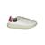 Tenis crato casual em couro feminino adulto cr.166f   Branco, Carmim