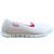 Tenis Esportivo Feminino Slip-On Actvitta Lycra Calce facil  Branco off