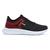 Tênis Esportivo It Shoes Flat Ultra Leve Masculino Preto, Vermelho