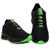 Tênis Esportivo Masculino Caminhada Academia Original BF Shoes Preto, Verde