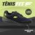 Tenis Esportivo Zoom Masculino e Feminino - Academia Caminhada Treino Fit black preto amarelo