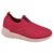 Tênis Feminino Bebecê Slip On Knit Meia 1334-454 Framboesa