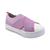 Tênis Feminino Calce fácil Slip on Sapato sapatilha sem cadarço sola alta Ref 115 lavanda