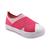 Tênis Feminino Calce fácil Slip on Sapato sapatilha sem cadarço sola alta Ref 115 rosa