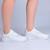 Tenis Feminino Casual Nyc Shoes Adulto Branco holografico