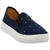 Tenis Feminino Casual Sapatenis Elastico Slip On Via Angel S Azul, Marinho