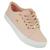 Tenis Feminino Confortavel Slip Leve Star Pingente Sapatenis Rosa