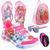 Tenis Feminino De Led Infantil  Patrulha Canina Meninas Mochila Chinelo Oculos Relogio PCF+MOCH+CH+O+R Rosa