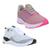 Tênis Feminino Esportivo Caminhada Academia Corrida Kit Branco/Verde 37 Branco, Rosa