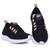 Tenis Feminino Esportivo Para Caminhada Academia Levíssimo - BF Shoes Preto, Nude