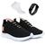 Tênis Feminino Esportivo para Caminhada Branco Treino Relógio E Meia - Bf Shoes Preto, Nude