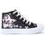 Tênis Feminino Infantil Casual Panda Botinha Menina Glitter 042 Preto