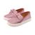tenis feminino infantil de menina slip on brilhante gliiter rosê sapato sapatilha sem cadarço Rosê brilhante
