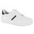 Tenis Feminino Perfuros Branco Vizzano  Branco