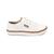 Tênis Feminino Plataforma Casual Sola Alta Flatform Basico Confortavel Leve Macio Moleca 5712205 Branco