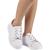 Tênis Feminino Plataforma Flatform Adulto Infantil 20 Ao 39 Branco