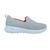 Tênis Feminino Skechers 15600 SlipOn leve conforto macio Cinza