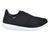 Tenis Feminino Slipon Elástico Tecido Kolosh k8358 Preto Preto