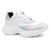 Tênis Feminino Sneaker Chunky Plataforma Estiloso Moda Fashion Escolar Confortável Para Sair Top Branco prata