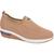 Tênis Feminino Ultraconforto Modare Slip On Calce Fácil Casual Sem Cadarço Nude