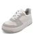 Tênis Feminino Via Marte REF: 126-003-04 NOBUCK-NAPA-NEW-VERNIZ Neblina, Branco