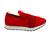 Tenis feminino via uno casual knit 701002 Vermelho